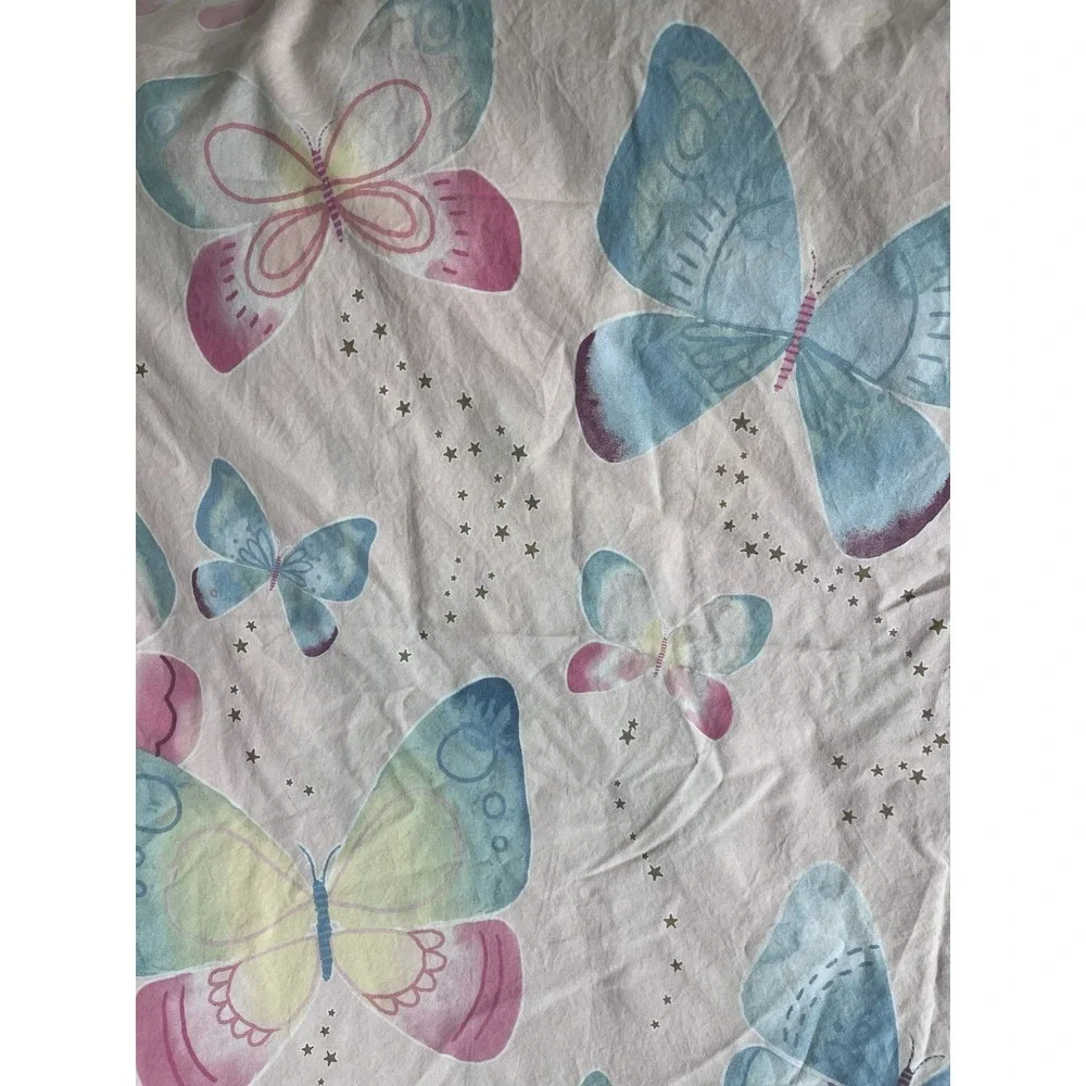 Pottery Barn Kids Gigi Butterfly Full Queen Duvet Cover Butterfly 100% Cotton